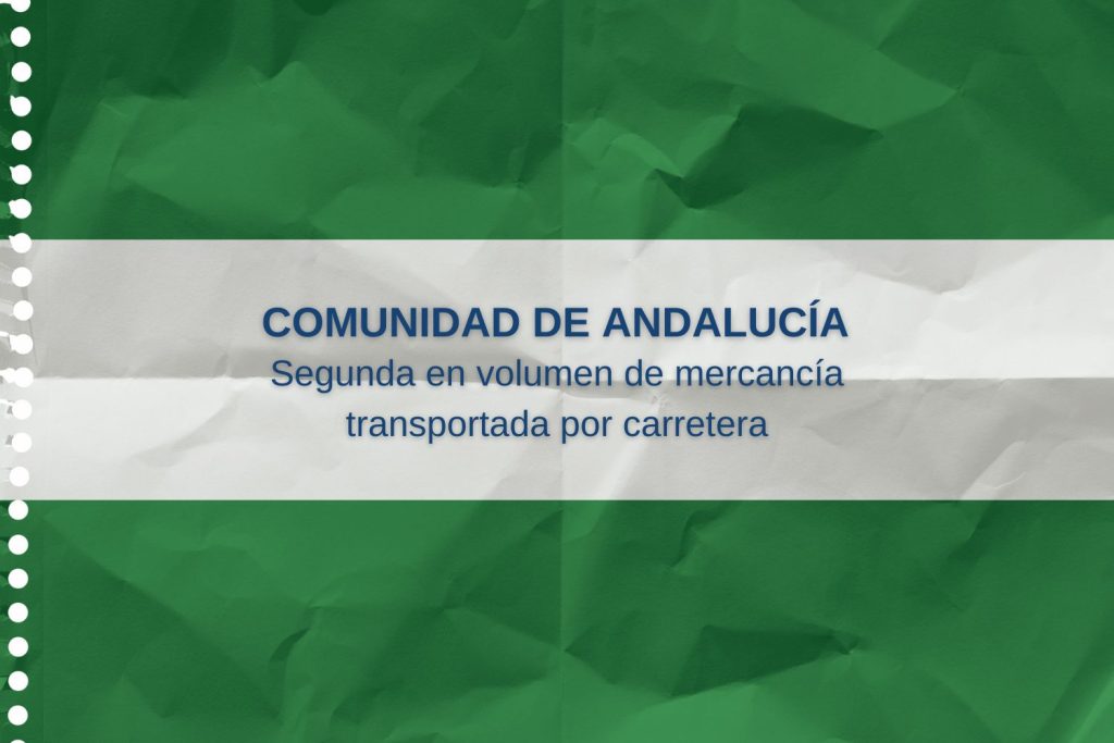Andalucía, segunda comunidad en volumen de mercancía transportada por carretera